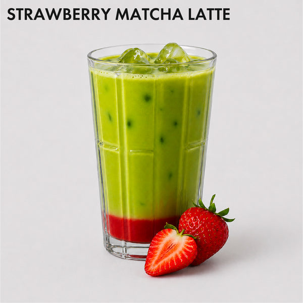 Strawberry Matcha Latte