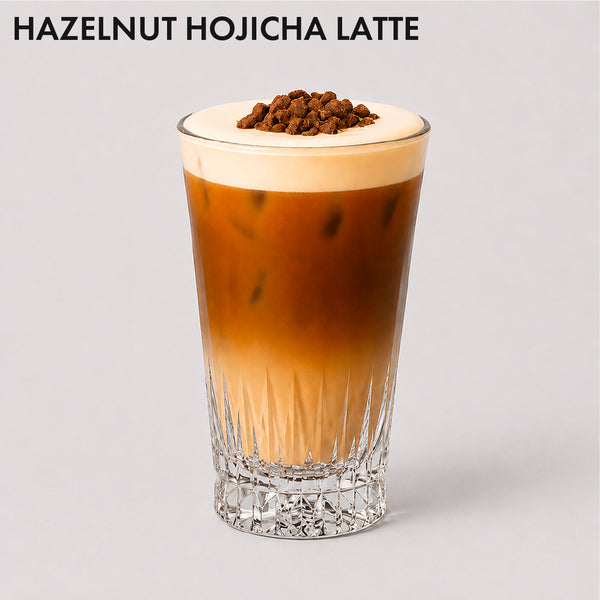 Hazelnut Hojicha Latte