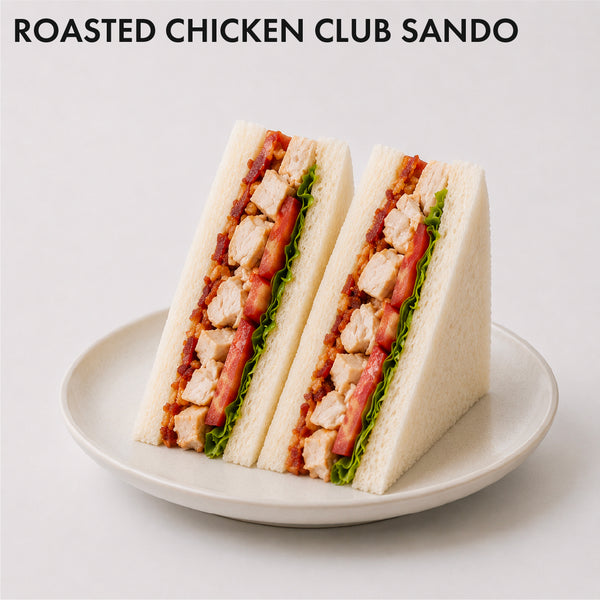 Roasted Chicken Club Sando