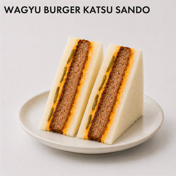Wagyu Burger Katsu Sando