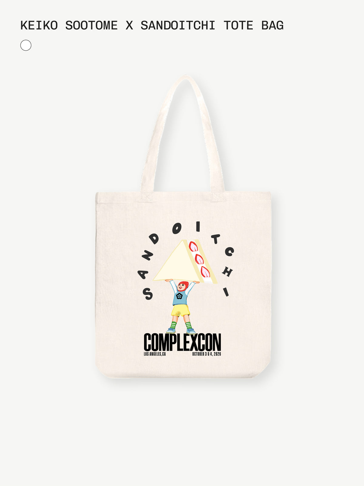 Keiko Sotoome x Sandoitchi Tote Bag